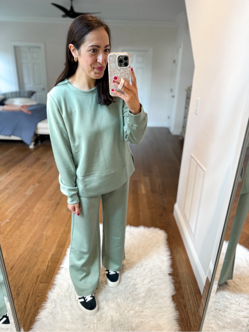 Cozy Sage matching set